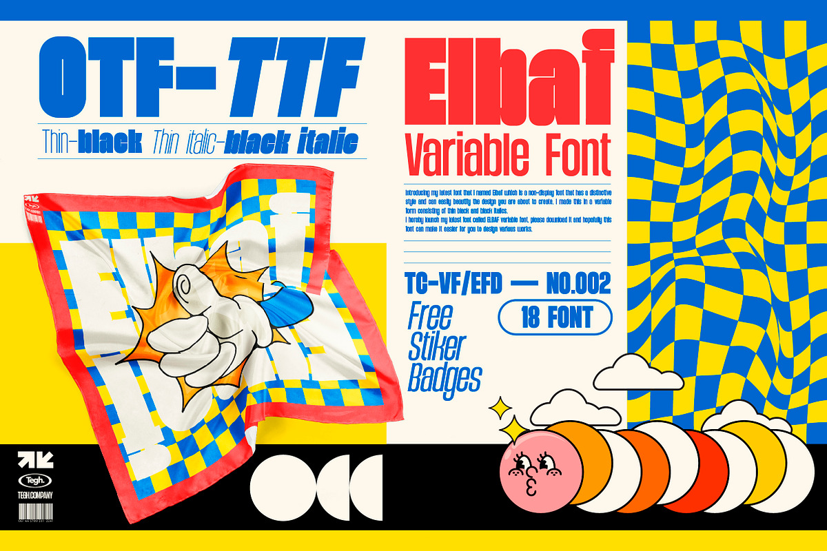 Elbaf Variable Font, a Sans Serif Font by Tegh co. (Photo 3 of 10)