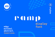 Ramp Display Font, a Sans Serif Font by Corey Moen (Thumbnail 1 of 9)