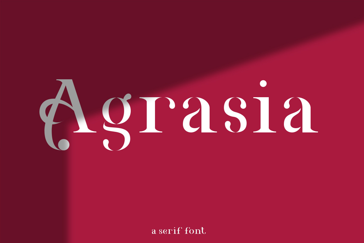 Agrasia | Serif Font