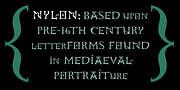 Nylon & Draylon, a Serif Font by Barnbrook Fonts (Thumbnail 2 of 6)