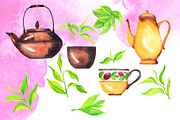 Tea time watercolor set, a Food Illustration by Watercolor & sketches (Thumbnail 4 of 4)