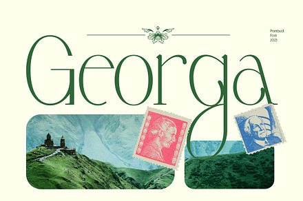 Georga Display Typeface, a Serif Font by PeanutButter Type