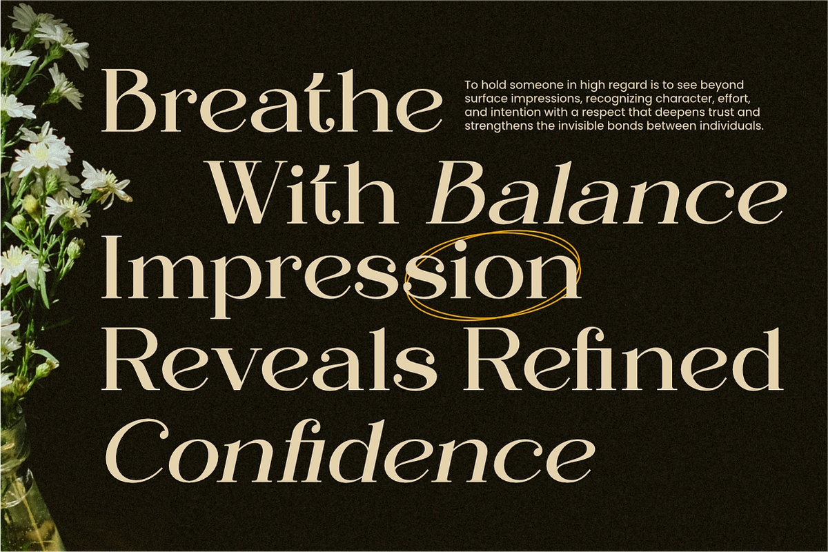 Regani - Modern Serif Typeface, a Serif Font by NexaLine (Photo 5 of 10)