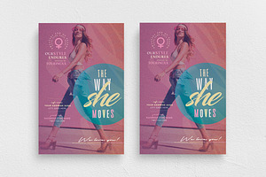 The Way She Moves Flyer Template