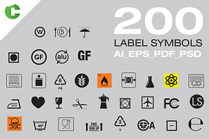 200 Label Symbols