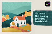 RisoTex Procreate Brushes, a Brush Add-On by Mels Brushes (Thumbnail 4 of 5)
