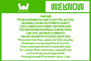Cyber City font, a Font by weknow (Thumbnail 6 of 8)