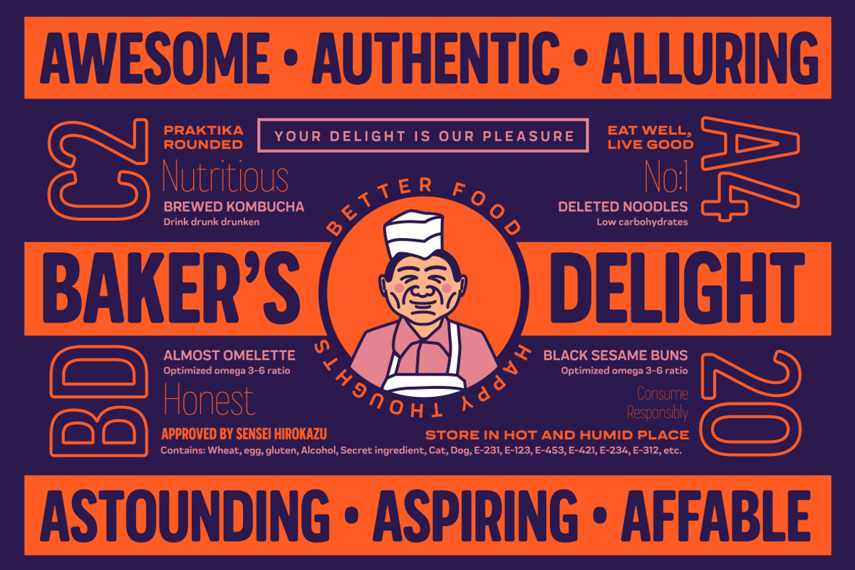 Praktika Rounded, a Font by Fenotype (Photo 11 of 19)