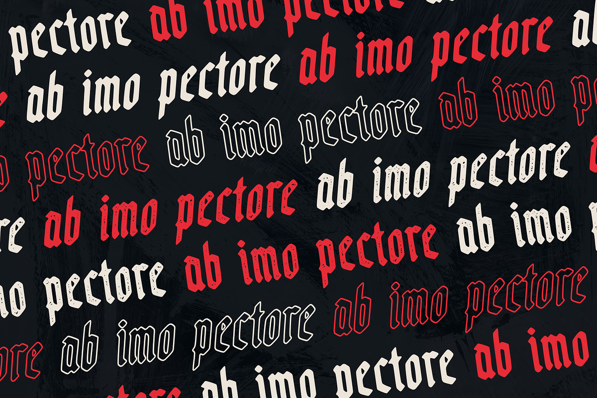 Eksellena - Blackletter Display, a Blackletter Font by Typehand Studio (Photo 13 of 14)
