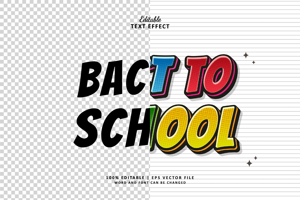 Text Effect Back to School, a Layer Style Add-On by Navy Graphic (Photo 2 of 2)