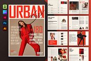 Modern Magazine Layout Template, a Magazine Template by ArtisanaAura (Thumbnail 1 of 23)