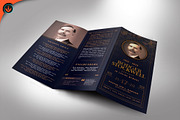 Funeral Program 23Art Deco Tri-Fold, a Brochure Template by SeraphimChris (Thumbnail 3 of 4)