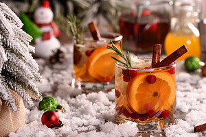 Winter Bourbon smash Cocktail, a Holiday Photo by Apolonia
