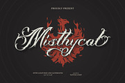 Misthycal | Tattoo Style, a Blackletter Font by Denustudios (Thumbnail 1 of 13)