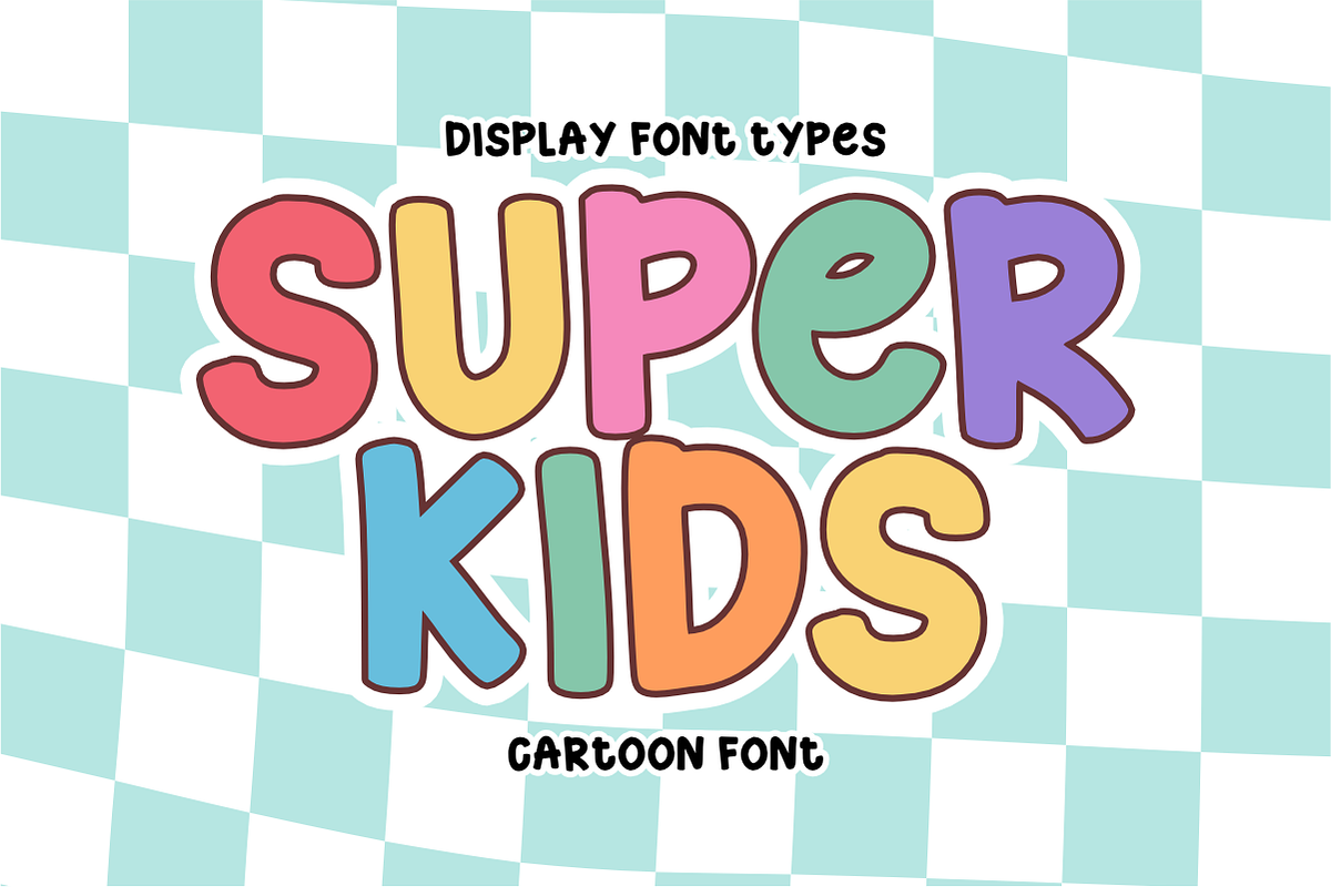 Berry Playful - Cartoon Display Font, a Handwritten Font by KiddoGlyphs Studio (Photo 2 of 5)