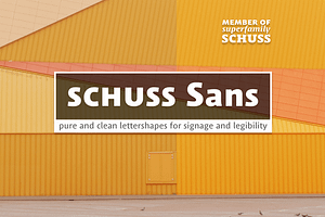 10 Fonts Schuss Sans Pro/GRK/CYR