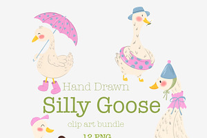 Whimsical Silly Goose bundle
