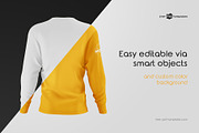 Mens Long Sleeve T-Shirts MockUp Set, a Shirt Mockup by Free-PSD-Templates (Thumbnail 3 of 4)
