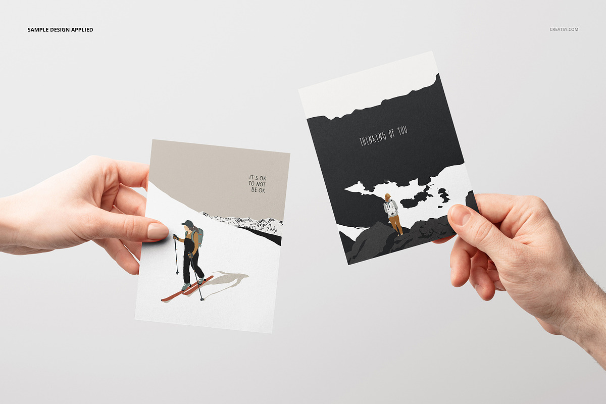 A2 Cards Mockup Set, a Product Mockup by creatsy5 (Photo 13 of 25)