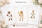 Vintage Animal Baseball PNGs, an Illustration by Artnoy (Thumbnail 5 of 8)