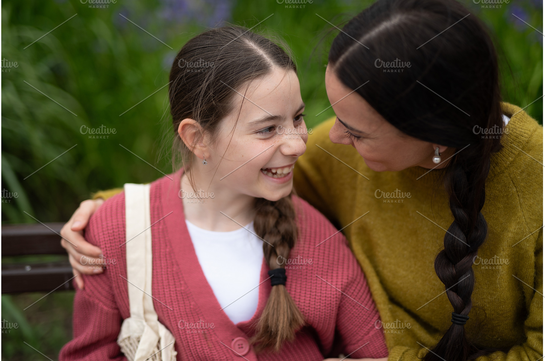 Tender moment between mom and and, a Person Photo by HalfPoint