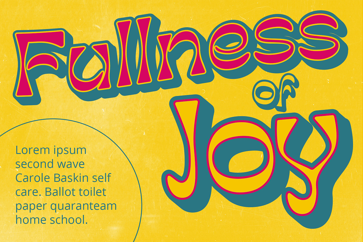 Rapsed 3D, a Sans Serif Font by Craft Supply Co. (Photo 5 of 8)