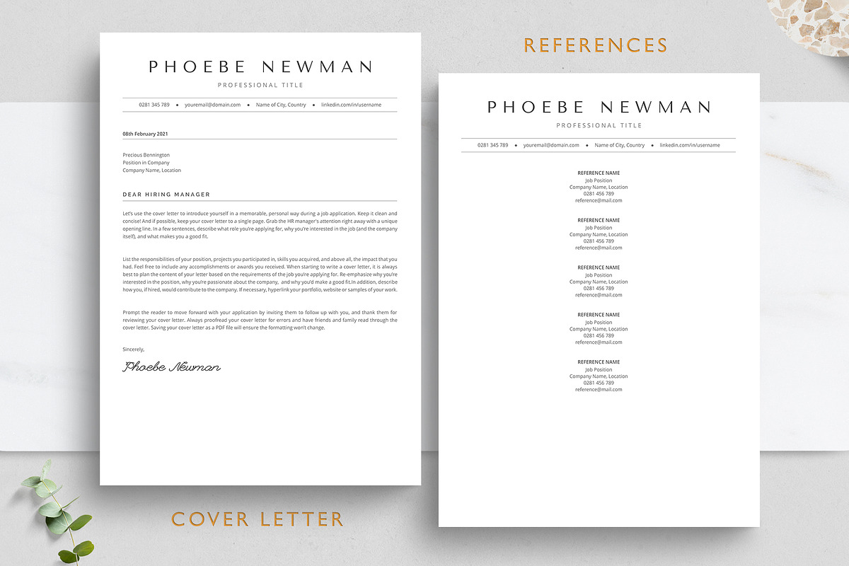 ATS Resume Template preview 4