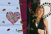 Rhinestone Christmas Tree and Frames, an Object Graphic by Anzhelika (Thumbnail 8 of 9)