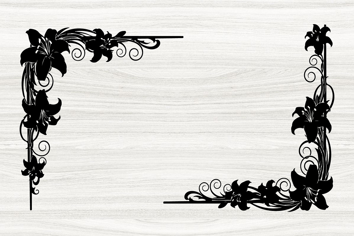 50 Floral Frame & Wreath Bundle, an Illustration by BIPLOB EXPERT (Photo 3 of 4)
