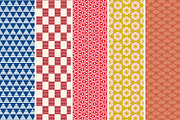 Japanese pattern and elements set, a Pattern Graphic by likorbut (Thumbnail 5 of 9)