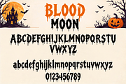 Blood Moon Hallloween Display Font, a Blackletter Font by Raffa Creative (Thumbnail 6 of 6)