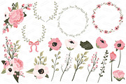 Soft Pink Vector Bicycle & Flowers, an Illustration by Amanda Ilkov (Thumbnail 4 of 5)