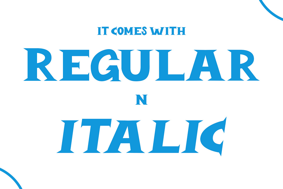 Bandaland – Stylized Serif Font, a Serif Font by Craft Supply Co. (Photo 2 of 8)