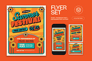 Summer Festival Flyer, a Flyer Template by graphicook (Thumbnail 1 of 3)