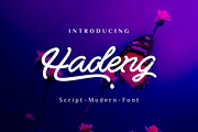 Hadeng, a Handwritten Font by albert_kalingga (Thumbnail 1 of 4)