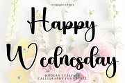 Happy Wednesday, a Handwritten Font by FreshTypeINK (Thumbnail 1 of 9)