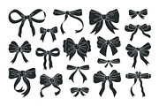 Hand drawn vector bows, a Decorative Illustration by Torontotokio (Thumbnail 4 of 5)