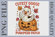 Cutest Goose Pumpkin Patch PNG, a Graphic by olgasallom (Thumbnail 1 of 3)