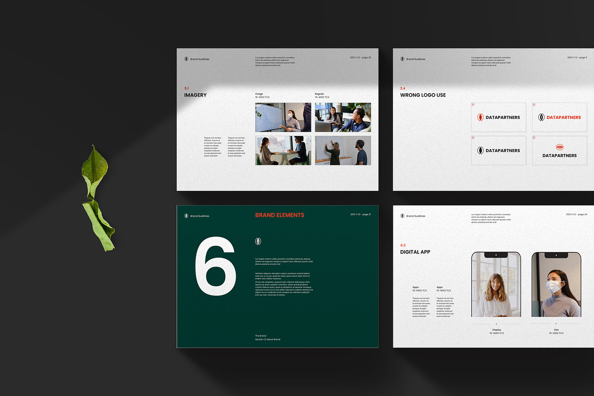 Brand Guidelines, a Brochure Template by GoldenPixelStudio (Photo 8 of 10)