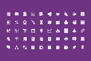 200 Education Vector Icons, a Solid Icon by Creative Stall (Thumbnail 3 of 4)