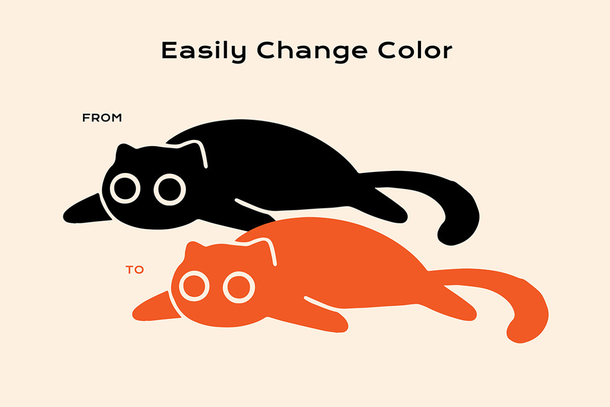 Playful Cats Clipart Bundle, an Animal Illustration by ClayStudio (Photo 3 of 7)