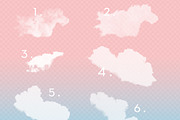 8 Transparent Cloud Brushes, a Brush Add-On by Studio Caro (Thumbnail 3 of 3)