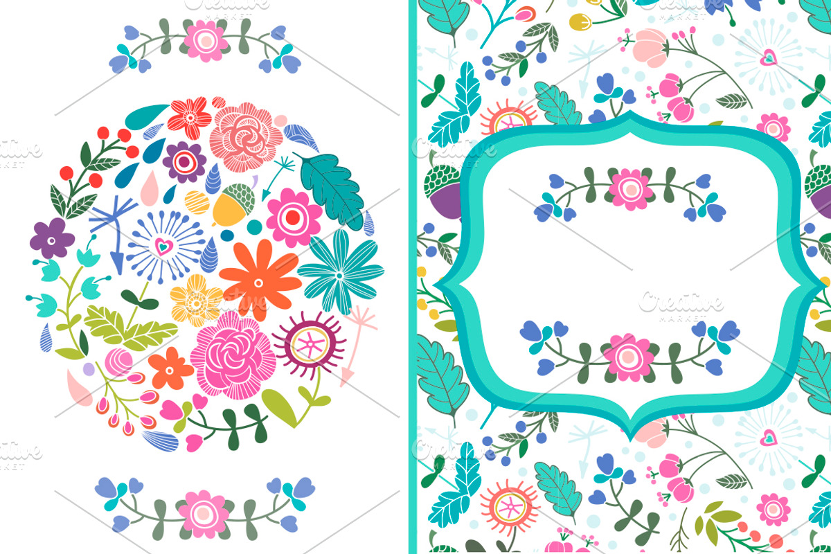 Floral bunch, a Decorative Illustration by Marusha Belle (Photo 4 of 5)