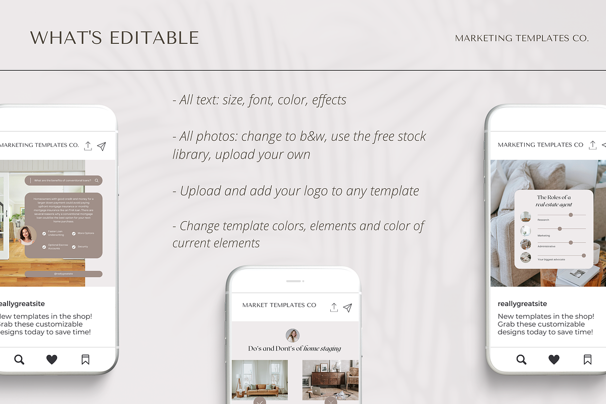 Aesthetic February Real Estate Posts, a Social Media Template by Marketing Templates Co. (Photo 9 of 9)