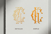 Luxury Vintage Monogram Logo CK/KC, an Object Graphic by Kaizla03 (Thumbnail 2 of 7)