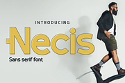 Necis, a Sans Serif Font by twinstd (Thumbnail 1 of 10)