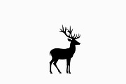 Majestic Deer Forest Silhouettes, an Illustration by hafijul (Thumbnail 3 of 7)