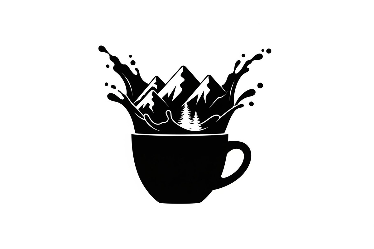 Mountain Coffee Cup Design Bundle, an Illustration by yasushie (Photo 13 of 31)