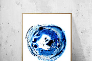 Abstract 8 Watercolor Brush Strokes, an Illustration by Tanor (Thumbnail 3 of 5)