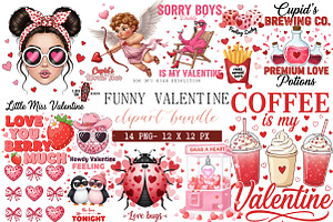Funny Valentine Day Sublimation, an Illustration by DreamArtGraphic